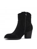 Faux suede boot