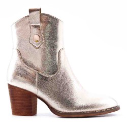 Botte en simili daim