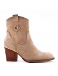 Faux suede boot