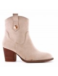 Faux suede boot