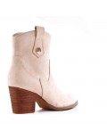 Faux suede boot