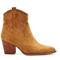 Botte en simili daim