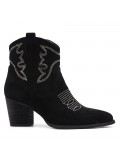 Faux suede boot