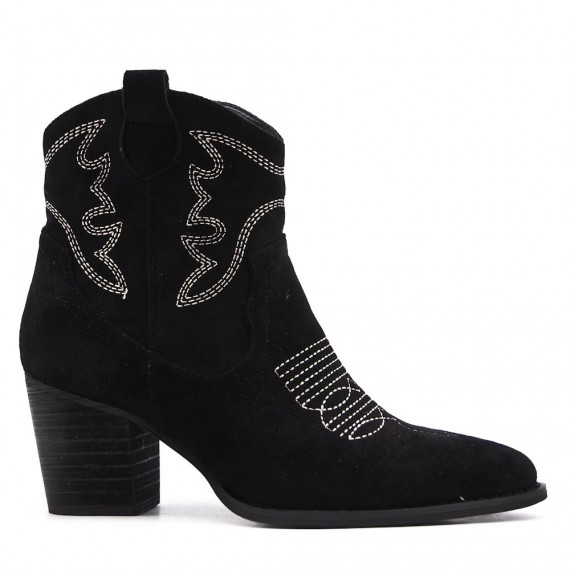 Faux suede boot