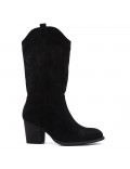 Faux suede boot