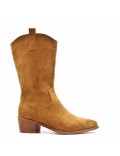 Faux suede boot