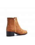 Ankle boot in faux suede