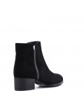 Ankle boot in faux suede