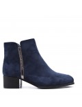 Ankle boot in faux suede