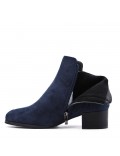 Ankle boot in faux suede