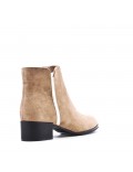 Ankle boot in faux suede