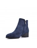 Ankle boot in faux suede