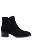 Ankle boot in faux suede