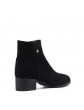 Ankle boot in faux suede