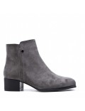 Ankle boot in faux suede