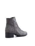 Ankle boot in faux suede