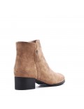 Ankle boot in faux suede