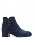 Ankle boot in faux suede