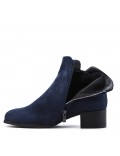 Ankle boot in faux suede