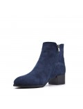 Ankle boot in faux suede