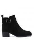 Ankle boot in faux suede