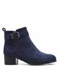 Ankle boot in faux suede