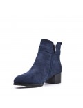 Ankle boot in faux suede