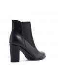 Faux leather ankle boot