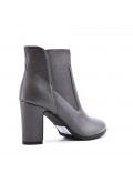 Faux leather ankle boot