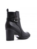 Faux leather ankle boot