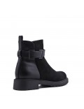 Ankle boot in faux suede