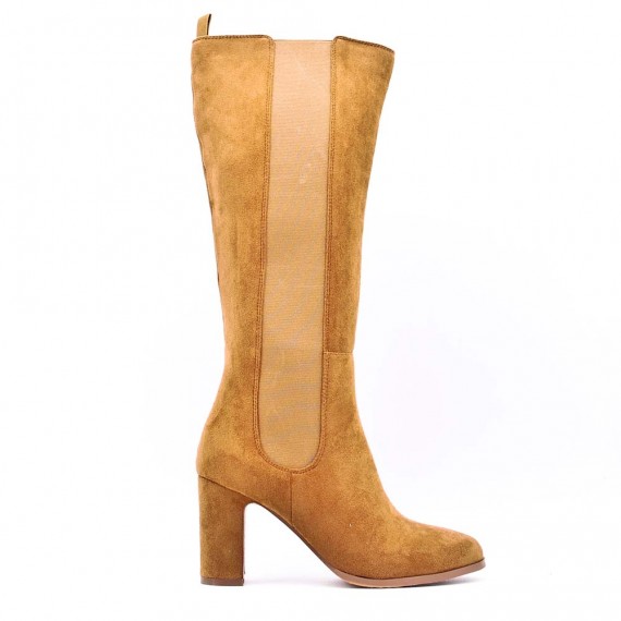 Faux suede boot