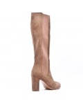 Faux suede boot