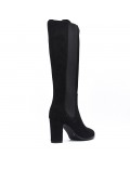 Faux suede boot