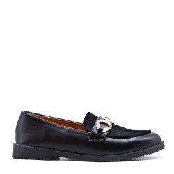 Derby in faux leather for women