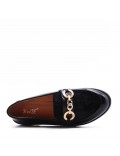 Derby in faux leather for women