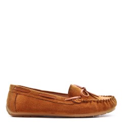 Derby in faux suede for women