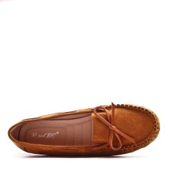 Derby in faux suede for women