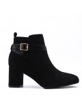 Ankle boot in faux suede