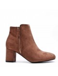 Ankle boot in faux suede