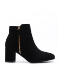 Ankle boot in faux suede