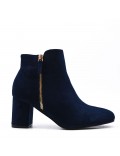 Ankle boot in faux suede