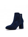 Ankle boot in faux suede