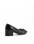 Wedge shoe faux leather for women