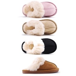 Kids winter fur slipper