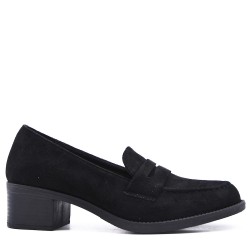 Derby in faux suede for women