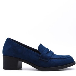 Derby in faux suede for women