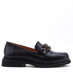 Derby in faux leather for women