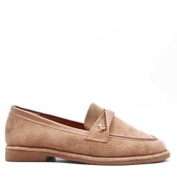 Derby in faux suede for women