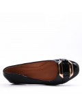 Ballerine confort en simili cuir